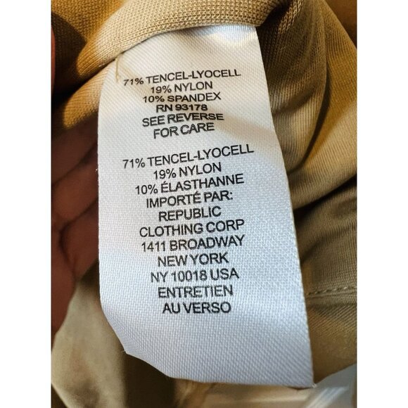 Elie By Elie Tahari Women’s Tan Blazer Size Large Business Casual Travel - Picture 6 of 8